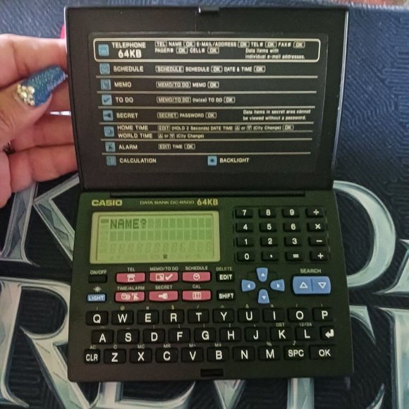 Casio Office Casio Data Bank Dc 850 64kb Pda Electronic Pc Personal